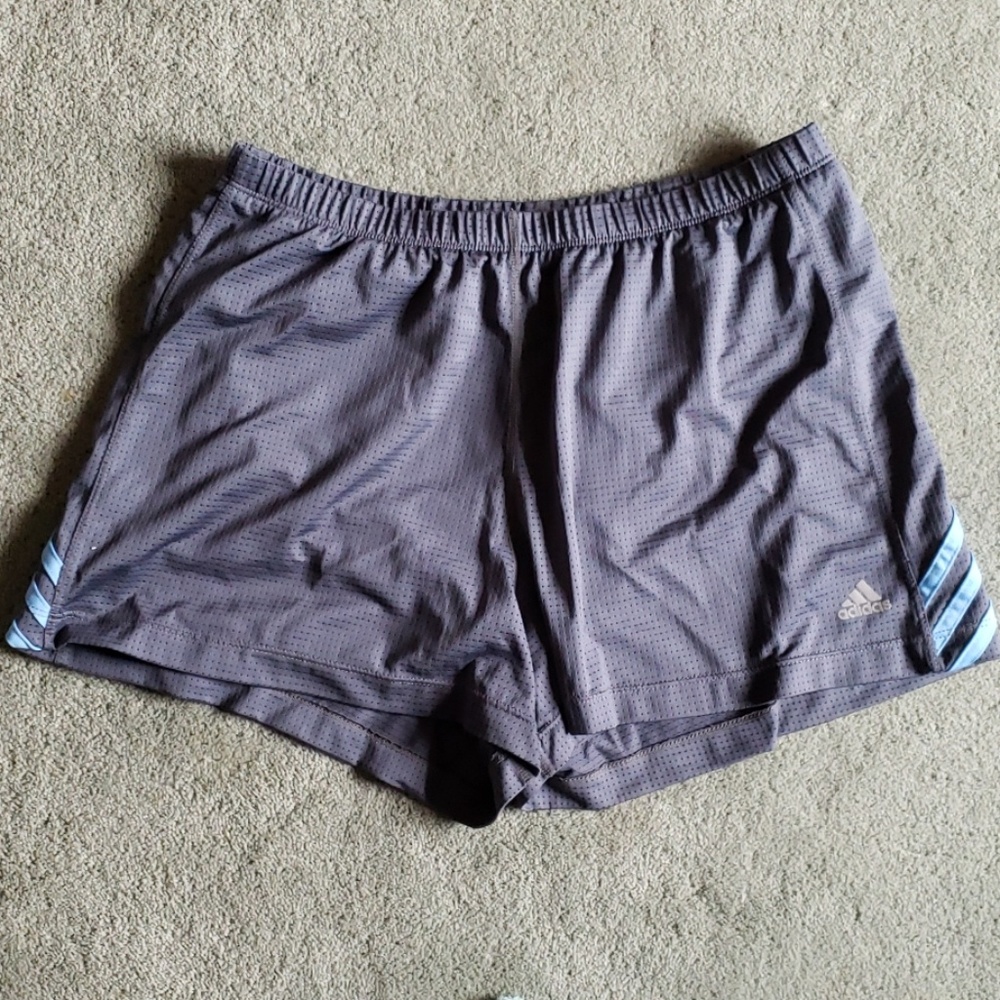 EUC Adidas Sz XL dark gray/blue shorts